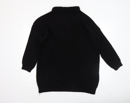 Womens UK Size M PRETTYLITTLETHING Black Pullover Jumper