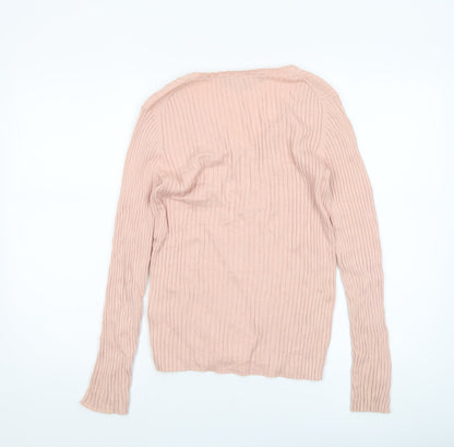 Womens UK Size S French Connection Beige Pullover Jumper