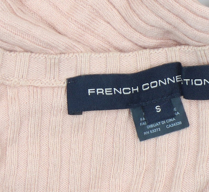 Womens UK Size S French Connection Beige Pullover Jumper