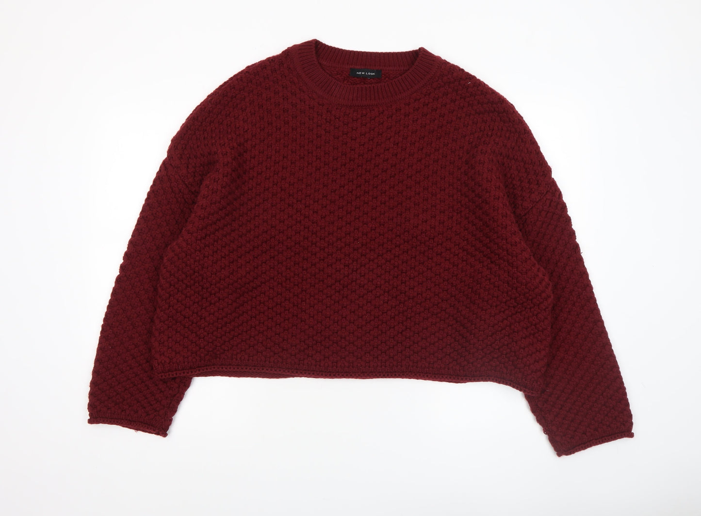 Womens UK Size XL New Look Red Pullover Jumper