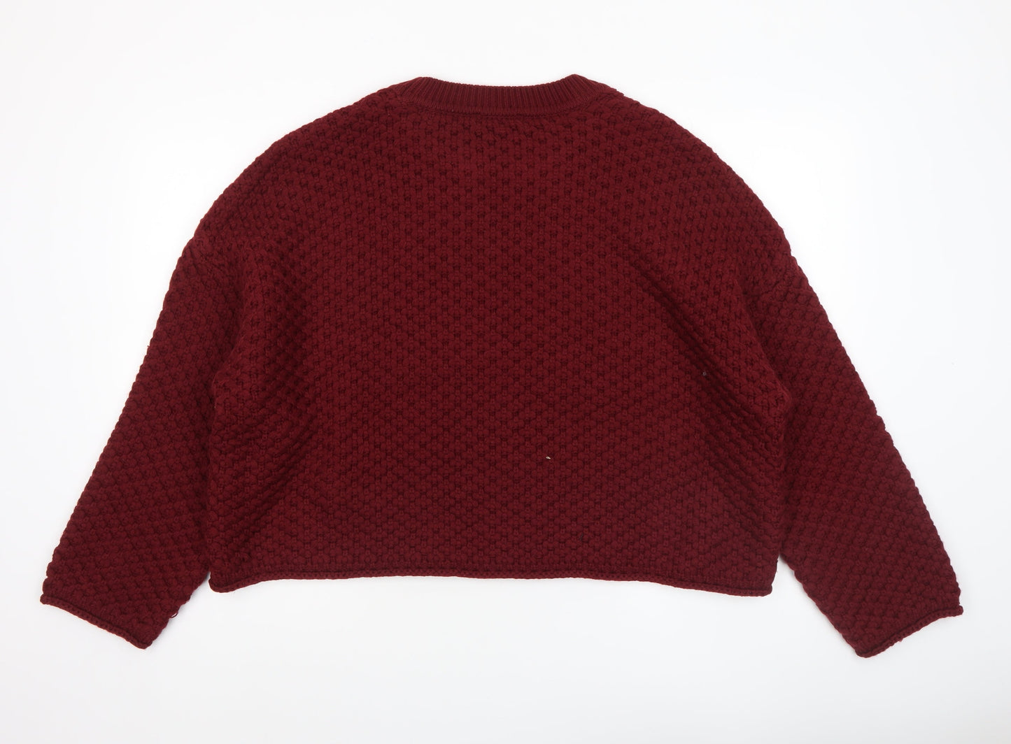 Womens UK Size XL New Look Red Pullover Jumper