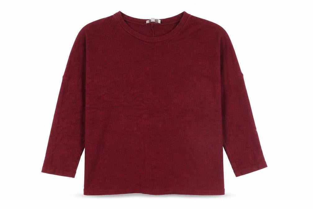 Womens UK Size S Apricot Red Pullover Jumper