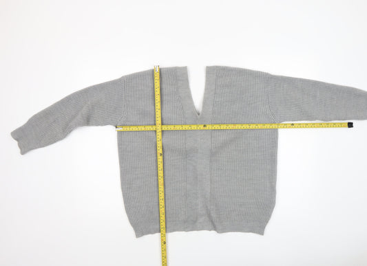 Womens UK Size M DKNY Grey Pullover Jumper