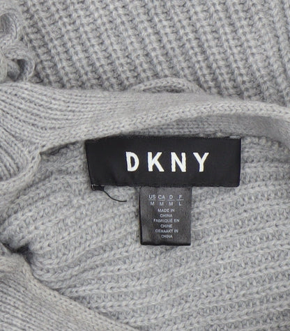 Womens UK Size M DKNY Grey Pullover Jumper