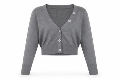 Womens UK Size 8 Marks and Spencer Grey Cardigan Jumper