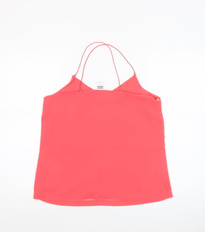 Womens UK Size M VERO MODA Pink Camisole Tank