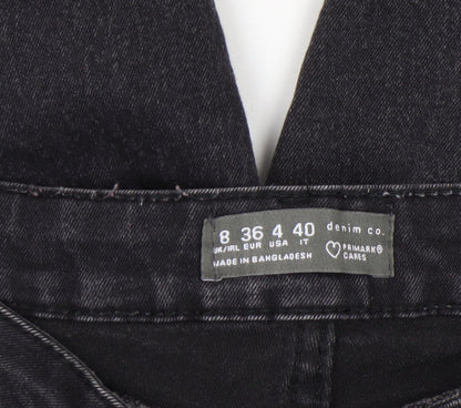 Womens UK Size 8 Primark Slim Fit Skinny Black Jeans