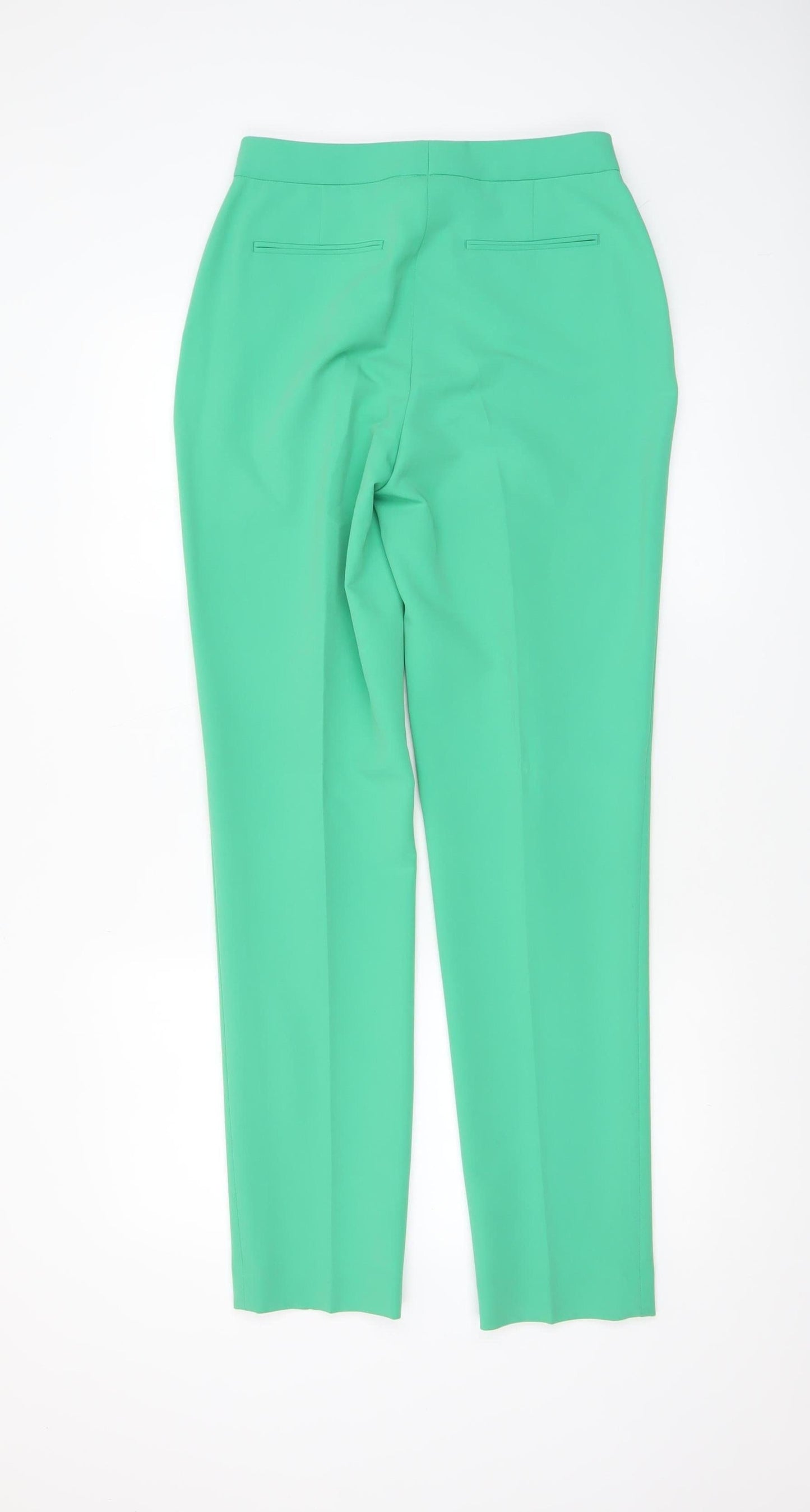 Womens UK Size 8 Topshop Slim Fit Business Casual Workwear Green Trousers