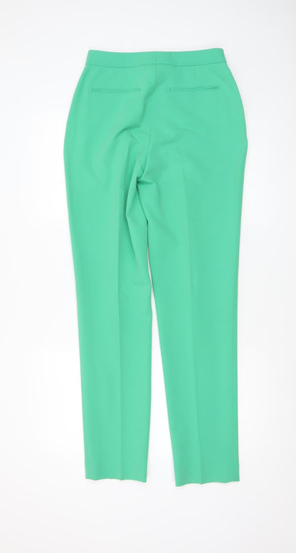 Womens UK Size 8 Topshop Slim Fit Business Casual Workwear Green Trousers