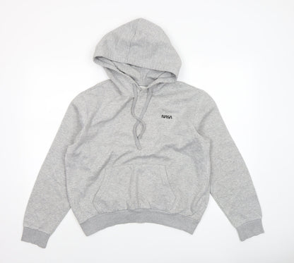 Womens UK Size S H&M Grey Pullover Hoodie