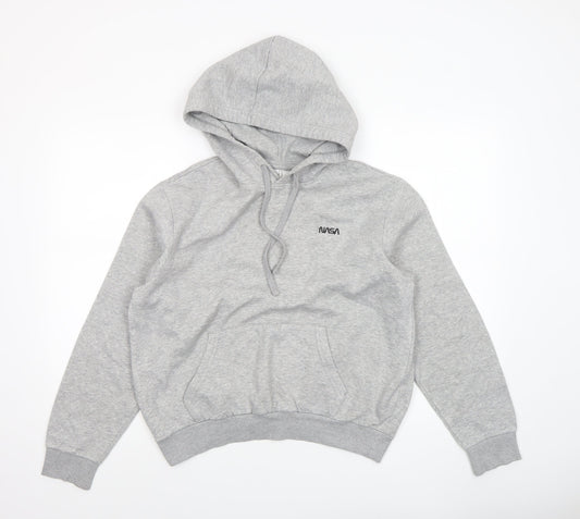 Womens UK Size S H&M Grey Pullover Hoodie