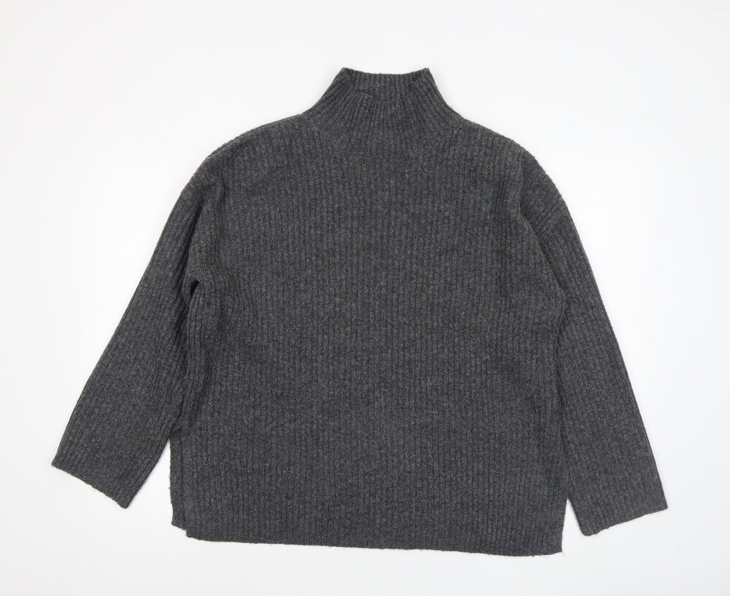 Womens UK Size M New Look Grey Pullover Jumper