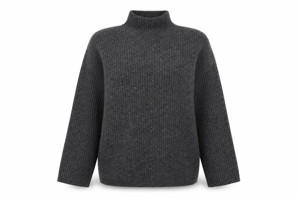 Womens UK Size M New Look Grey Pullover Jumper
