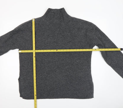 Womens UK Size M New Look Grey Pullover Jumper