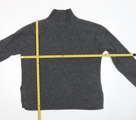 Womens UK Size M New Look Grey Pullover Jumper