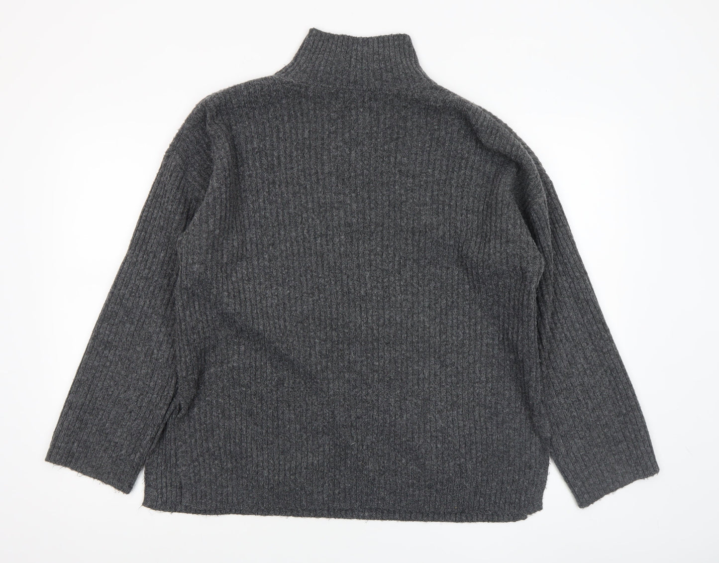 Womens UK Size M New Look Grey Pullover Jumper