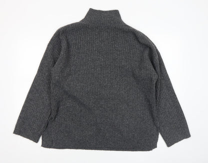 Womens UK Size M New Look Grey Pullover Jumper