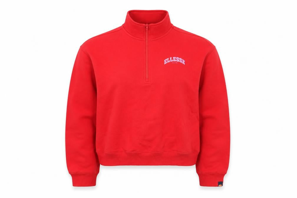 Womens UK Size 14 ellesse Red Pullover Sweatshirt