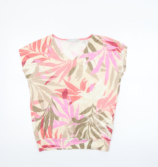 Womens UK Size 10 Bianca Multicoloured Tunic Blouse
