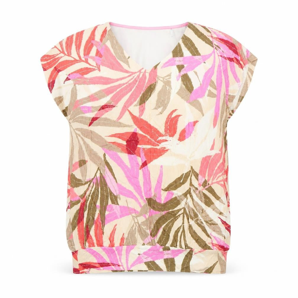 Womens UK Size 10 Bianca Multicoloured Tunic Blouse