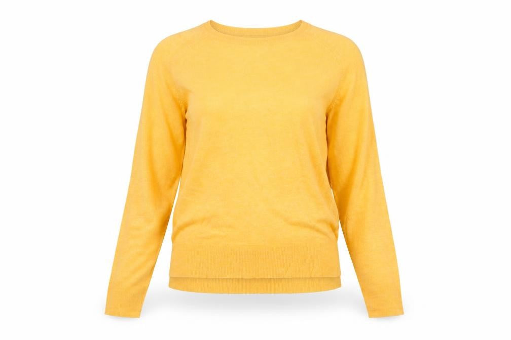 Womens UK Size 8 Zara Yellow Pullover Jumper