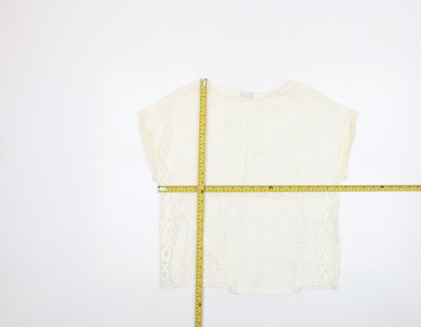 Womens UK Size S Zara Ivory Camisole Blouse