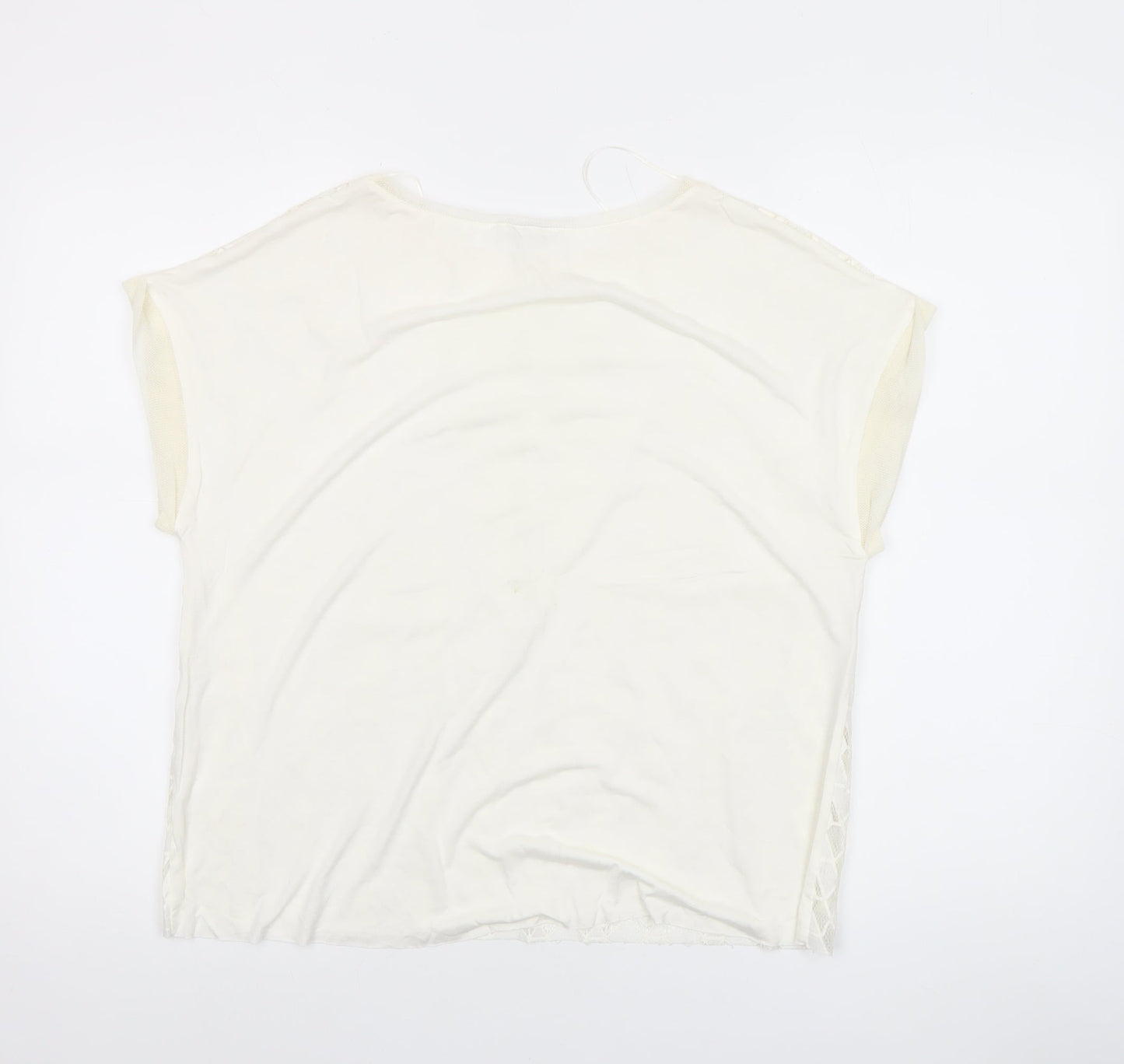 Womens UK Size S Zara Ivory Camisole Blouse