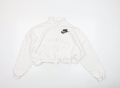 Womens UK Size XL Nike White Pullover Sweatshirt