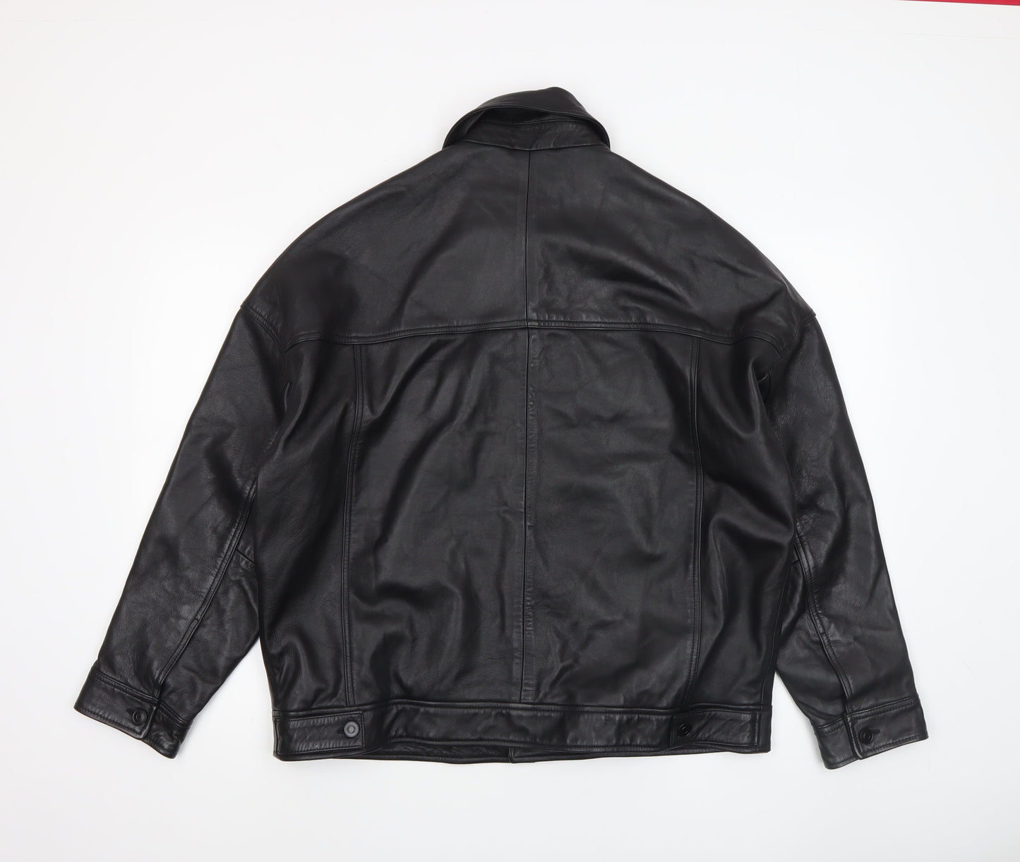 Mens UK Size S ASOS DESIGN Black Bomber Jacket