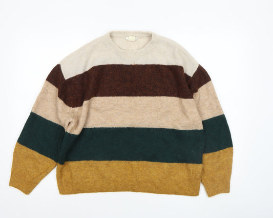Womens UK Size S H&M Multicoloured Pullover Jumper