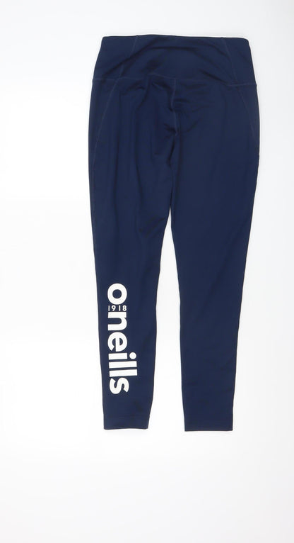 Womens UK Size 12 O'Neills Slim Fit Leggings Blue Leggings
