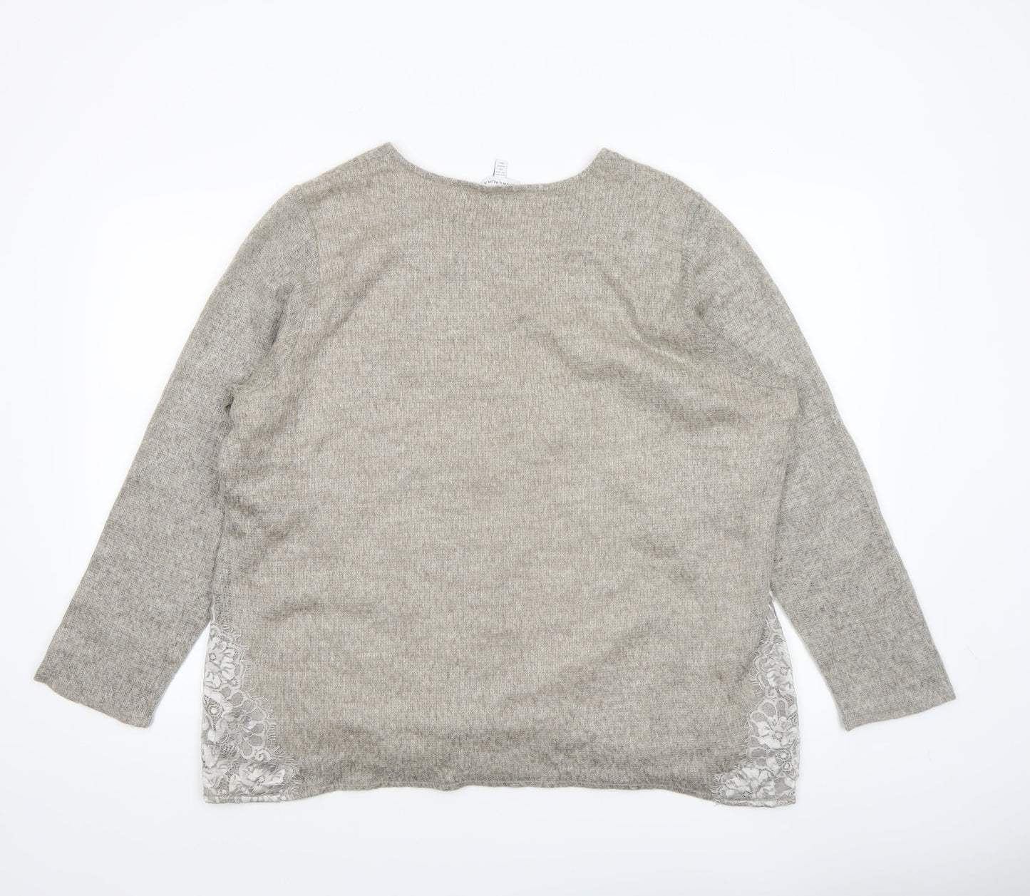 Womens UK Size 24 GINA LAURA Beige Pullover Jumper