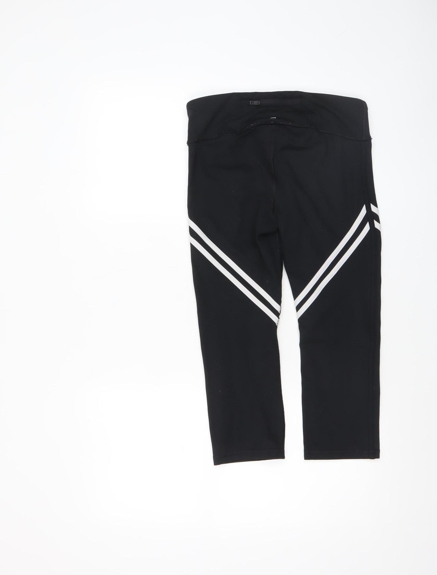 Womens UK Size S Gap Slim Fit Capri Black Leggings