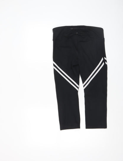 Womens UK Size S Gap Slim Fit Capri Black Leggings