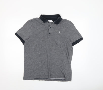 Mens UK Size L Farah 100% Cotton Polo Shirt
