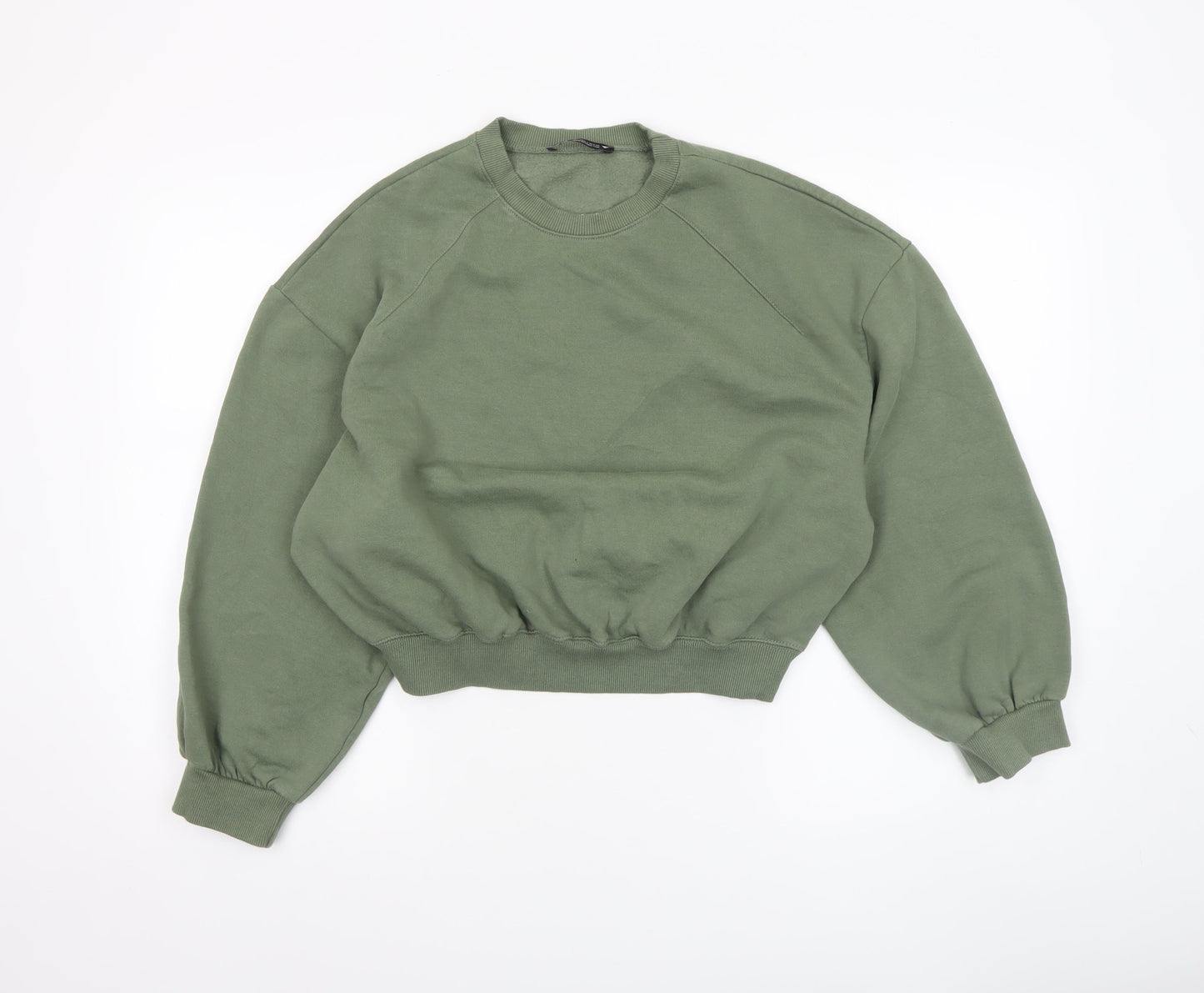 Womens UK Size S Zara Green Pullover Sweatshirt