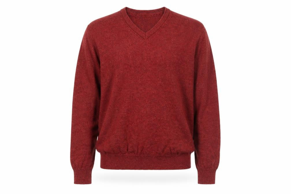 Mens UK Size L Dunnes Red Pullover Jumper