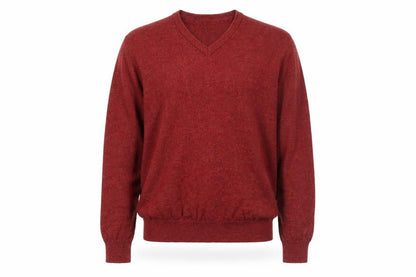 Mens UK Size L Dunnes Red Pullover Jumper