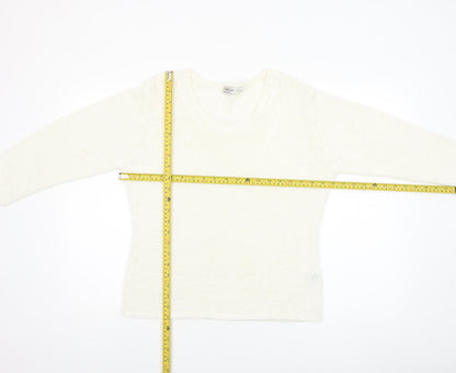 Womens UK Size M aliuja Ivory Pullover Jumper