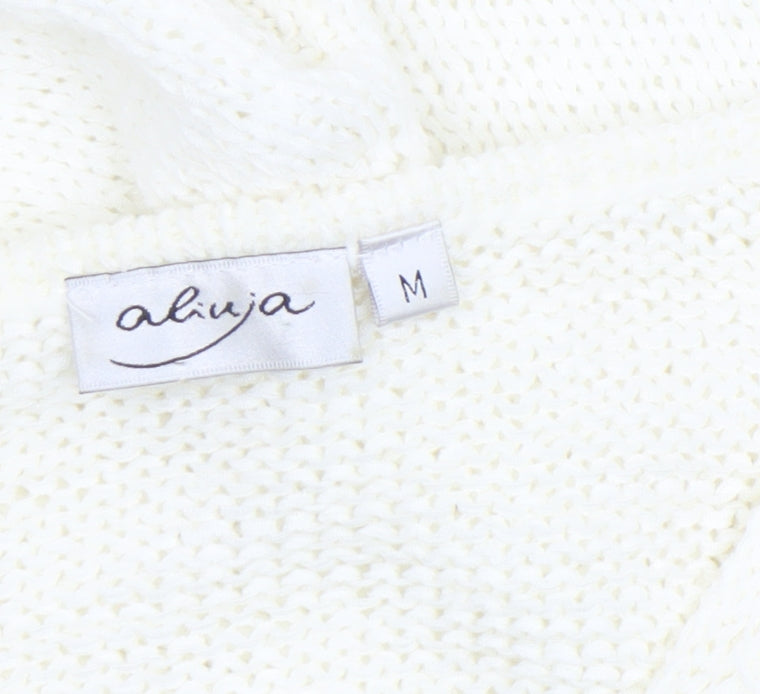 Womens UK Size M aliuja Ivory Pullover Jumper