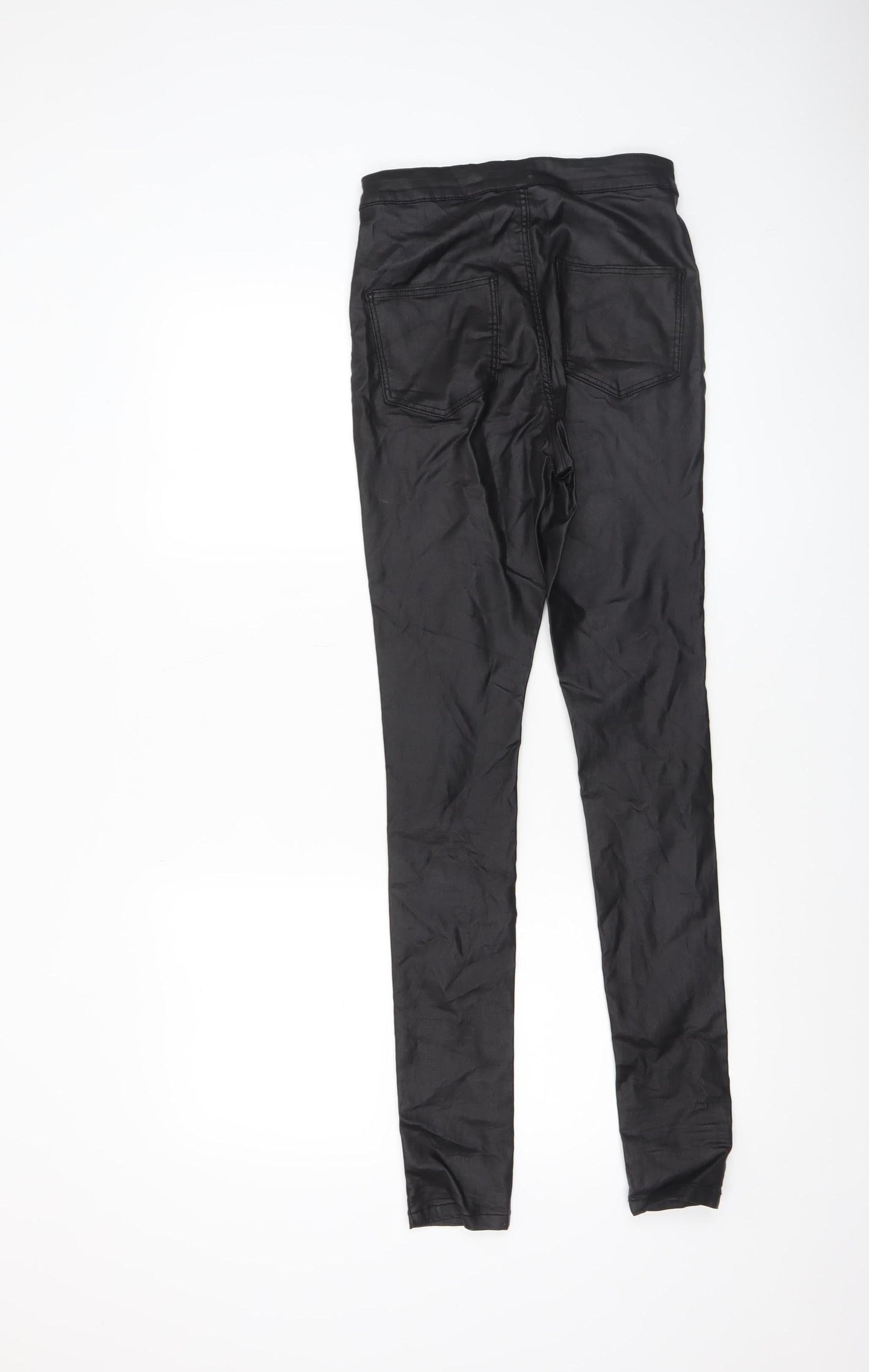 Womens UK Size XS Noisy may Slim Fit Jegging Black Trousers