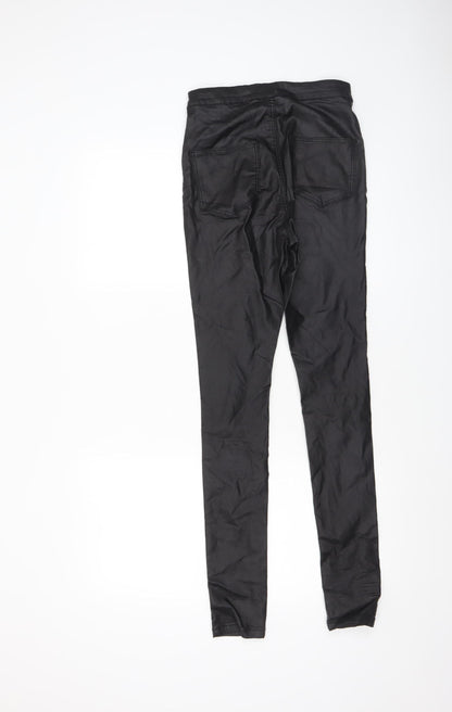Womens UK Size XS Noisy may Slim Fit Jegging Black Trousers