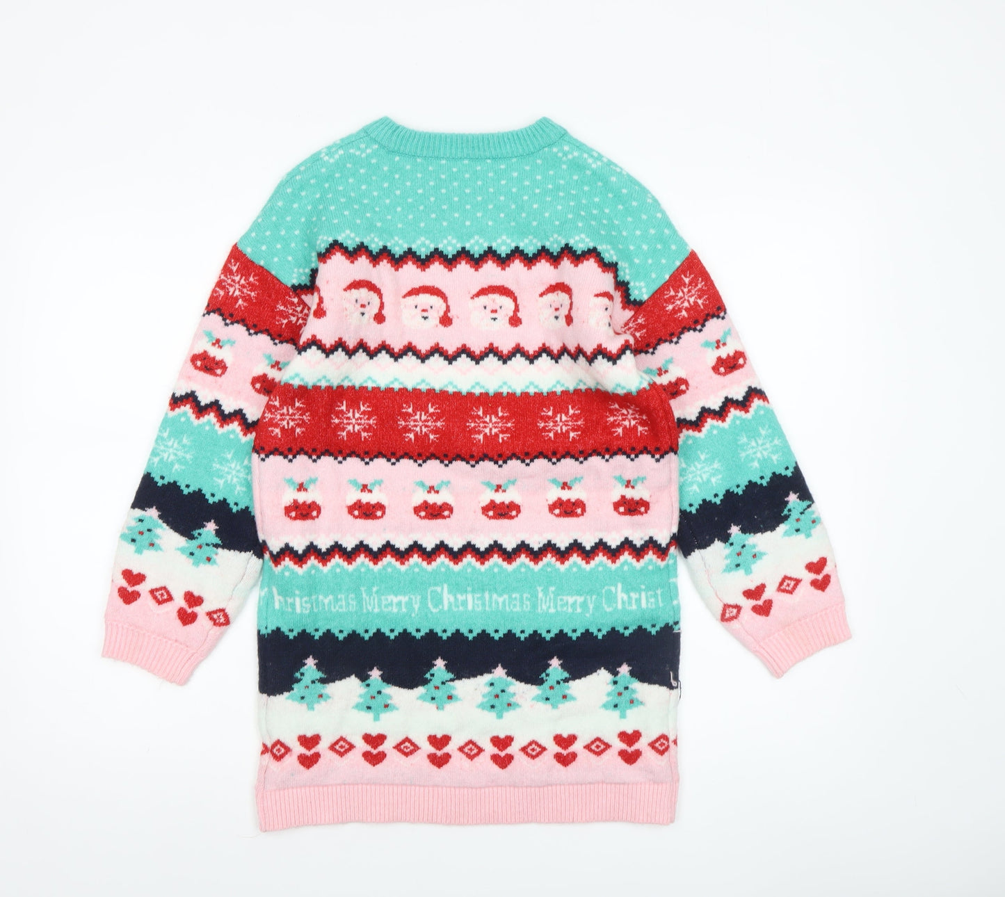 Girls UK Size 9-10 Years Dunnes Stores Multicoloured Pullover Jumper
