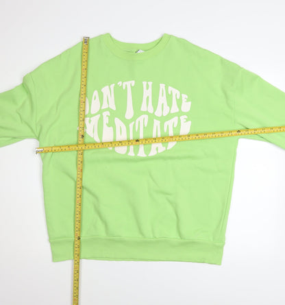 Womens UK Size M George Green Pullover Sweatshirt