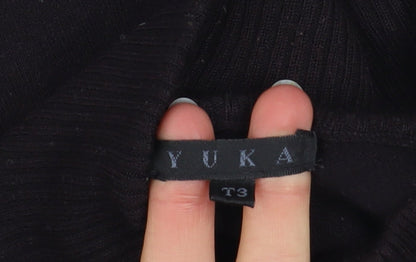 Mens UK Size L YUKA Black Basic Jacket