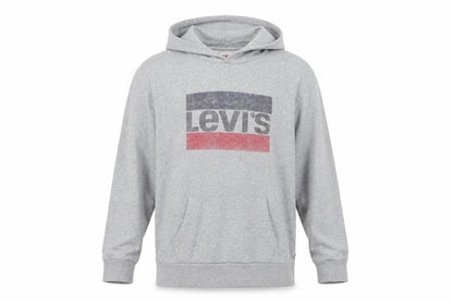 Mens UK Size L Levi's Grey Pullover Hoodie