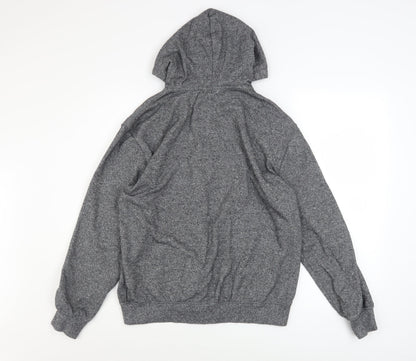 Mens UK Size S H&M Grey Full Zip Hoodie
