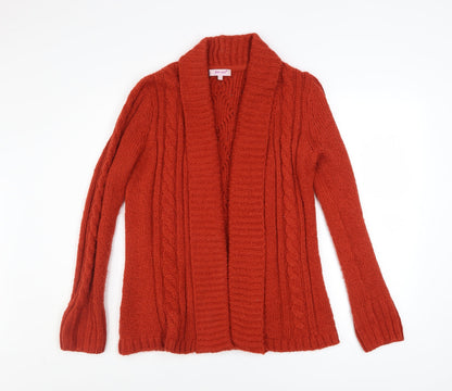 Marks and Spencer Women’s Orange Cable Knit Cardigan Size S