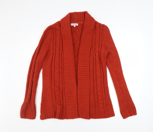 Marks and Spencer Women’s Orange Cable Knit Cardigan Size S