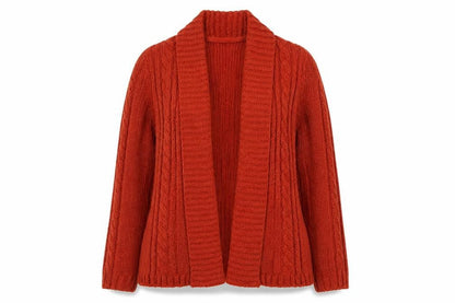 Marks and Spencer Women’s Orange Cable Knit Cardigan Size S